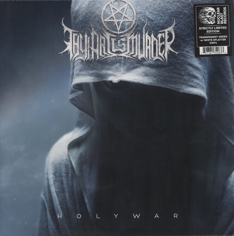 Thy Art Is Murder Holy War - Green w/ White Splatter Vinyl - Sealed UK Vinyl LP