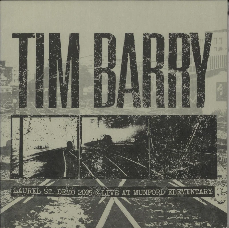 Tim Barry Laurel St. Demo 2005 & Live At Munford Elementary - Bone W/ Green Splatter Vinyl US Vinyl LP