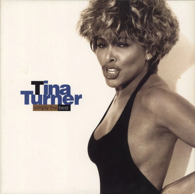 Tina Turner Simply The Best - Blue Vinyl UK 2-LP vinyl set