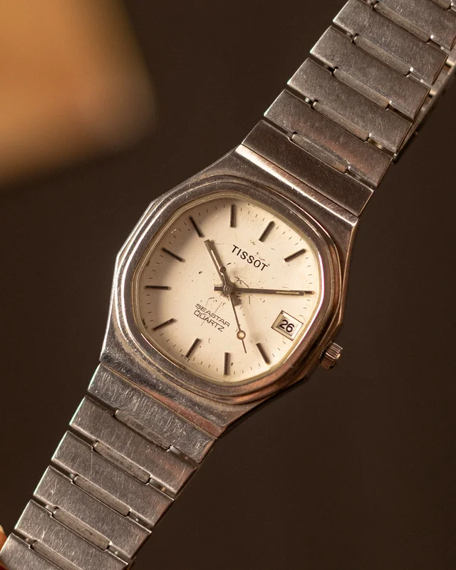 Tissot Seastar Nautilus 1980s (rare)  [36mm] (Day-Date) Quartz
