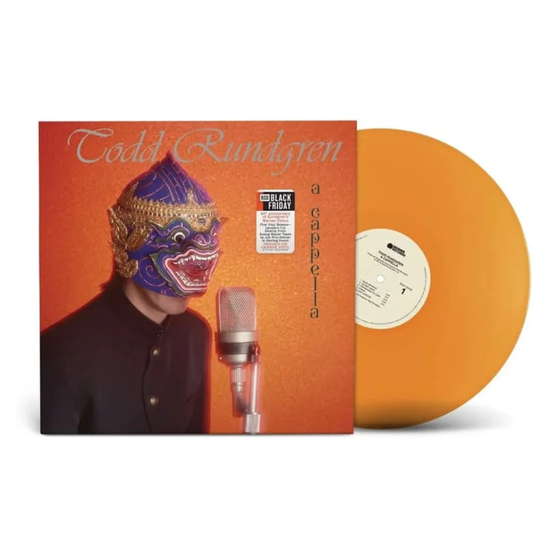 Todd Rundgren A Capella - RSD Black Friday 2025 - 40th Anniversary Edition - Orange Vinyl - Sealed UK Vinyl LP