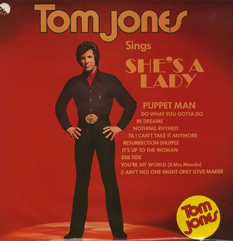 Tom Jones Tom Jones Sings She's A Lady UK Vinyl LP