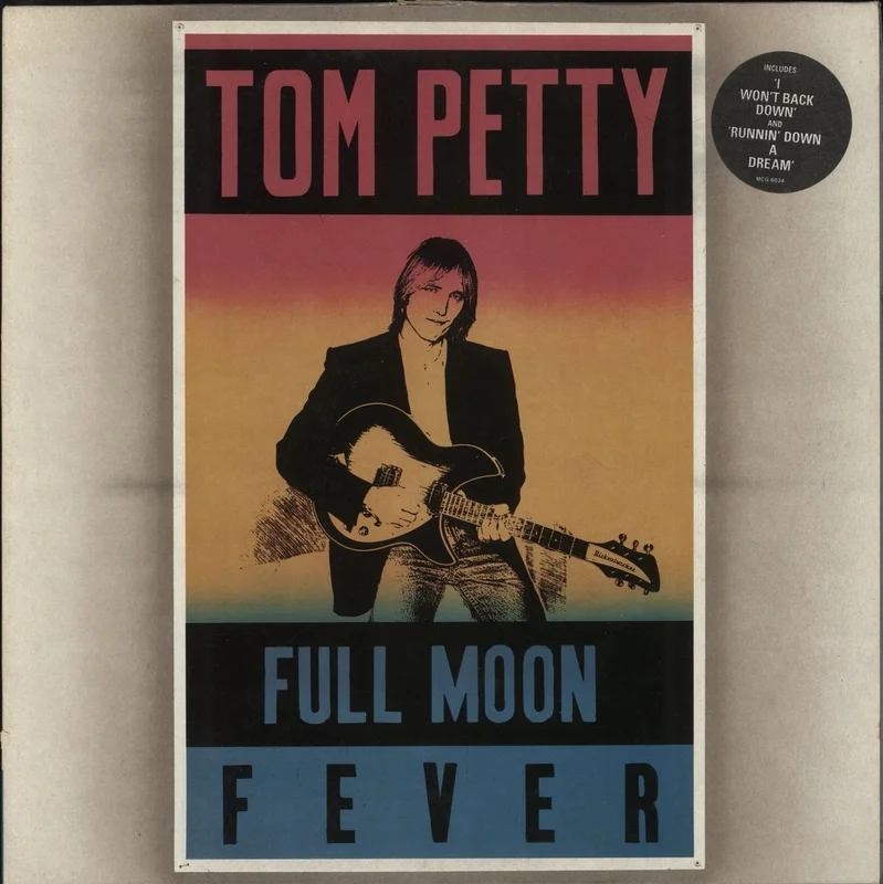 Tom Petty & The Heartbreakers Full Moon Fever - VG - Hype Sticker UK Vinyl LP