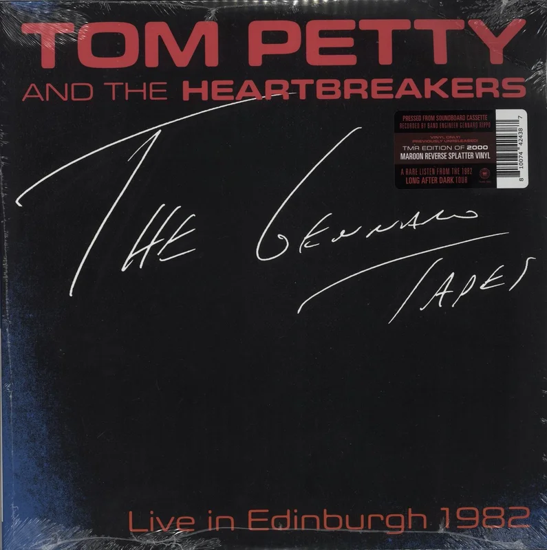 Tom Petty & The Heartbreakers The Gennaro Tapes (Live In Edinburgh 1982) - Maroon Reverse Splatter Vinyl - Sealed - EX US 3-LP vinyl set