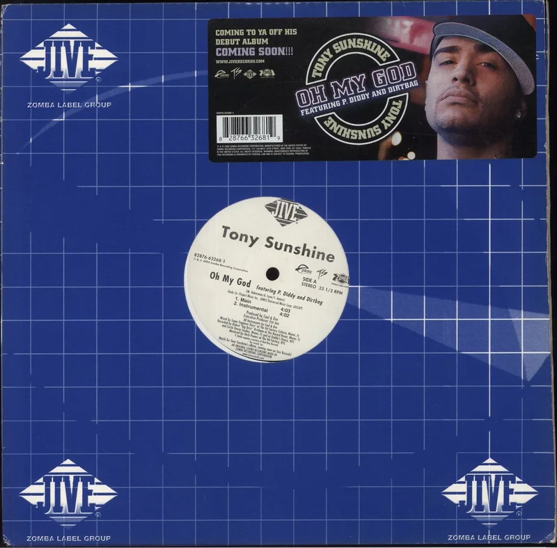 Tony Sunshine Oh My God US Promo 12" vinyl