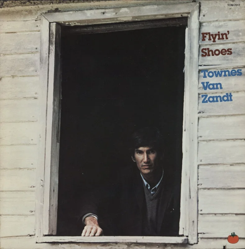 Townes Van Zandt Flyin' Shoes + Inner - EX US Vinyl LP