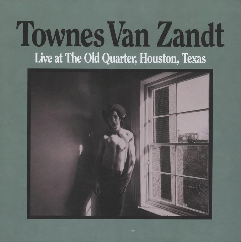 Townes Van Zandt Live At The Old Quarter, Houston, Texas - Black & White Galaxy Vinyl US 2-LP vinyl set