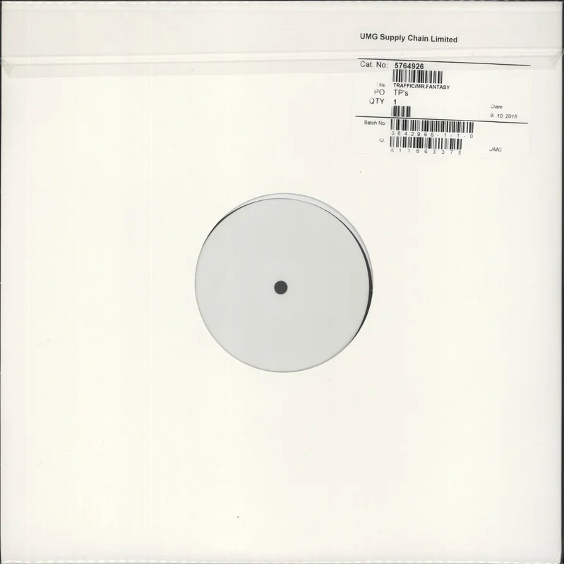 Traffic Mr. Fantasy - Test Pressing UK Vinyl LP