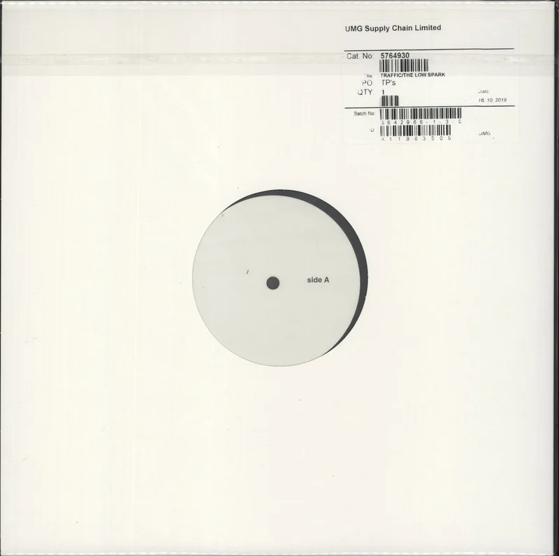 Traffic The Low Spark Of High Heeled Boys - Test Pressing UK Vinyl LP
