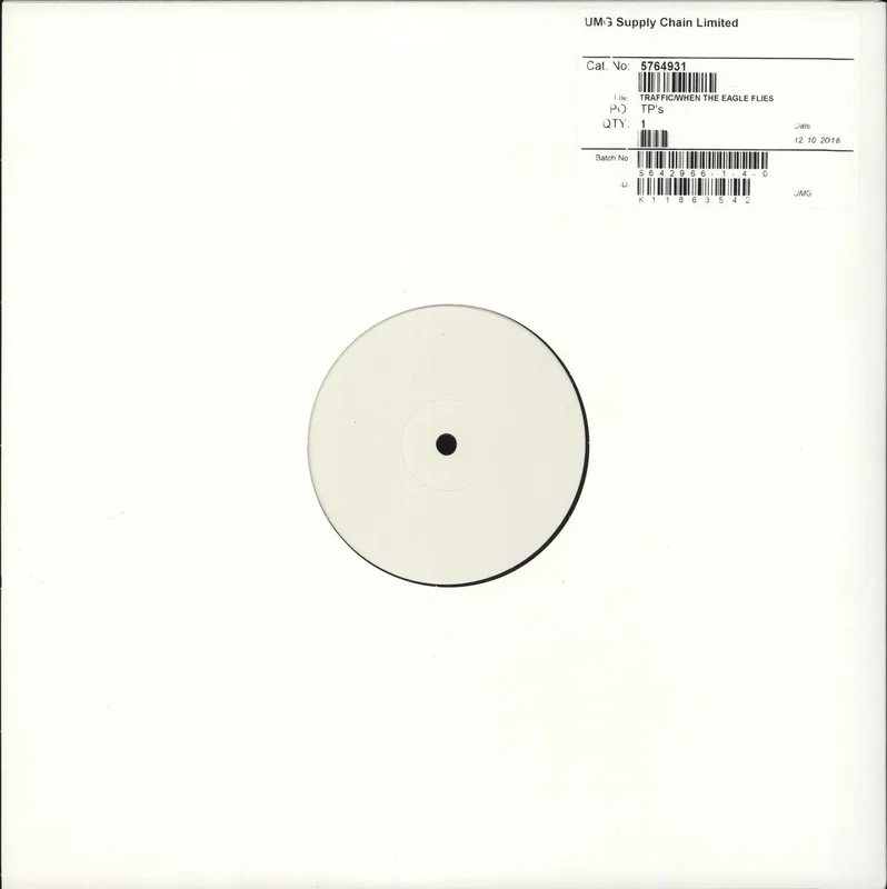 Traffic When The Eagle Flies - Test Pressing UK Vinyl LP