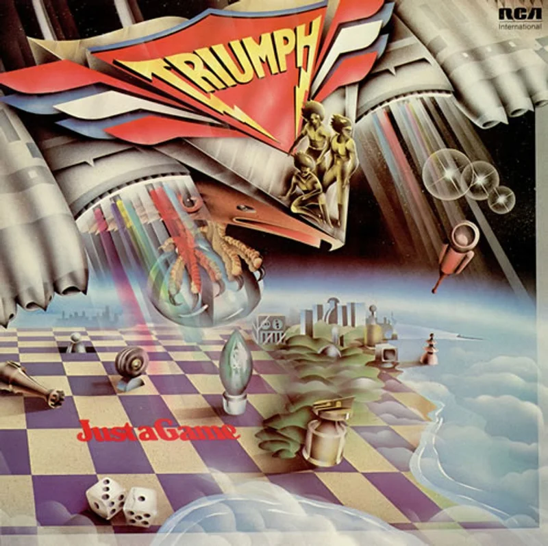 Triumph Just A Game UK Vinyl LP