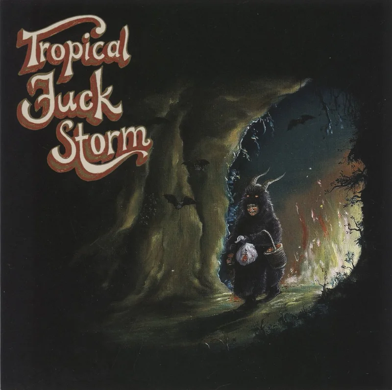 Tropical Fuck Storm Legal Ghost / Heaven - Bottle Green Vinyl US 7" vinyl