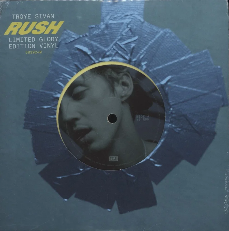 Troye Sivan Rush - Glory Edition - Yellow Vinyl - Sealed UK 7" vinyl