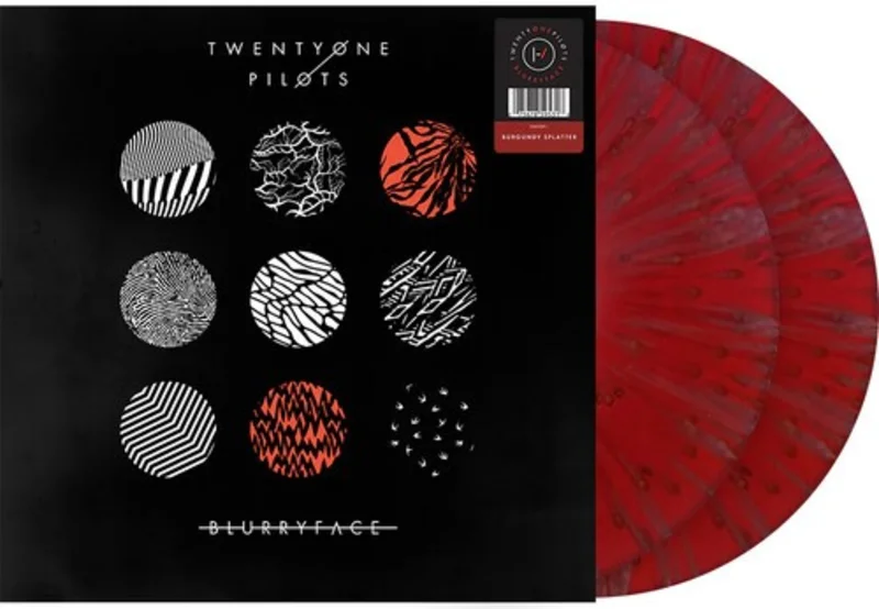 Twenty One Pilots Blurryface (Limited Edition, Red/ Black Ice Marble w/ Burgundy Heavy Splatter Colored Vinyl) [Import] (2 Lp's)
