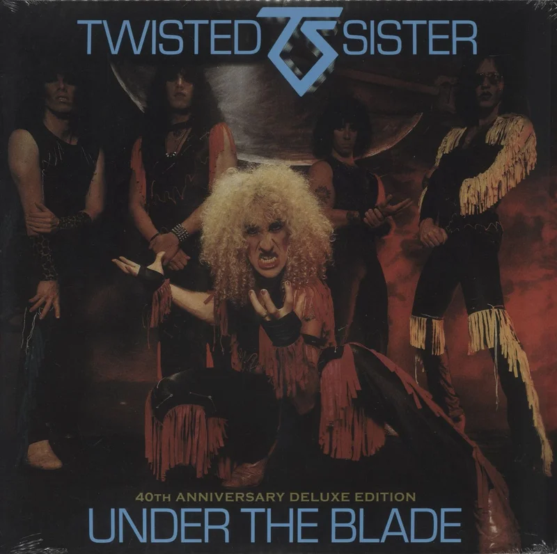 Twisted Sister Under The Blade - 40th Anniversary Deluxe Edition - Turquoise Vinyl - Sealed US 2-LP vinyl set