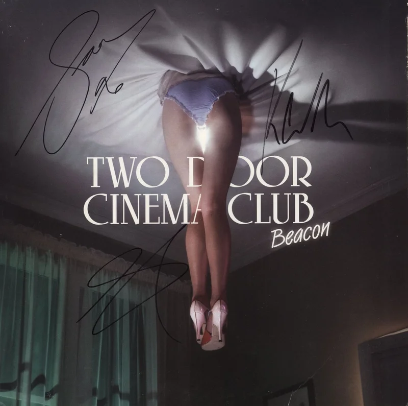 Two Door Cinema Club Beacon - Red Vinyl + CD - Autographed UK Vinyl LP