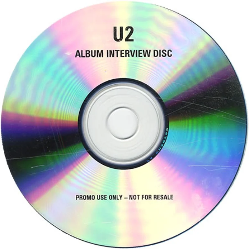 U2 Album Interview Disc UK Promo CD-R acetate