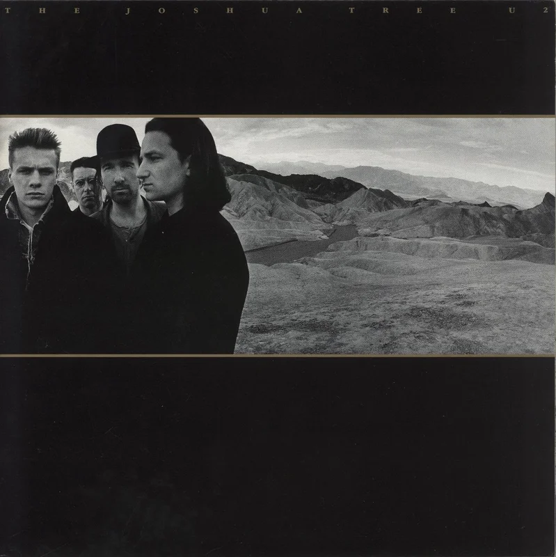 U2 The Joshua Tree + Sticker Japanese Vinyl LP