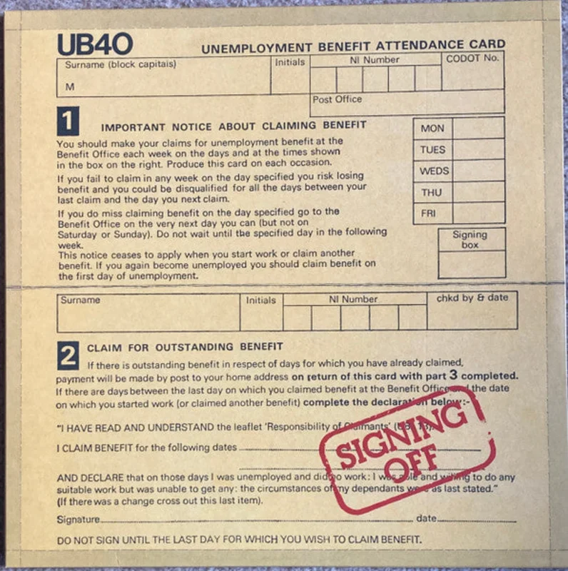 UB40 - Signing Off