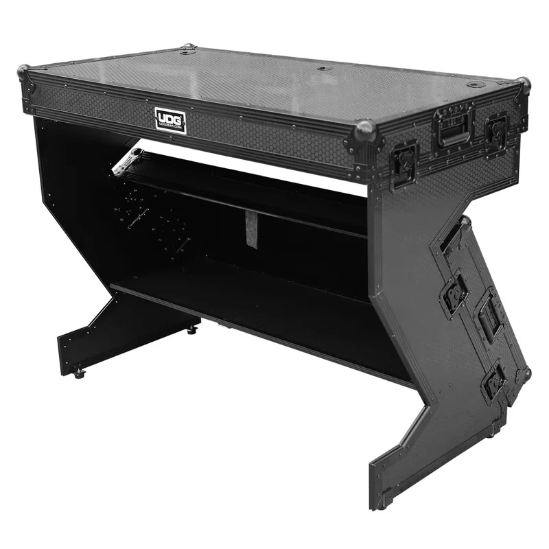 UDG - U91072BL Ultimate Flight Case Portable Z-Style DJ Table Plus Wheels [DJ Table]