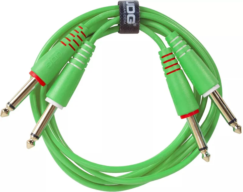 UDG - U97002GR 1/4" Jack Straight Green [Audio Cable]
