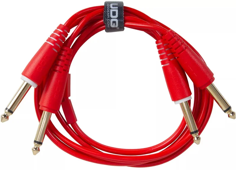 UDG - U97002RD 1/4" Jack Straight Red [Audio Cable]