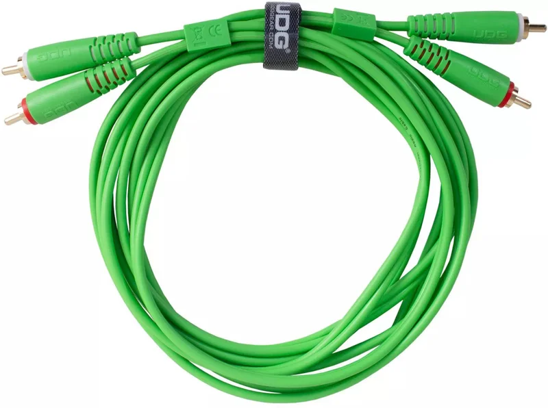UDG - U97003GR 3M RCA Straight Audio Cable Green [Audio Cable]