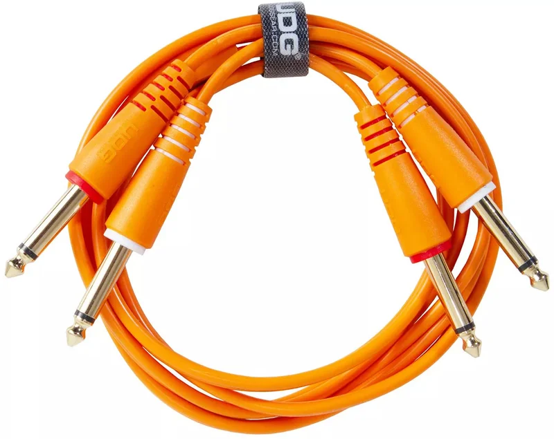UDG - U97004OR 3M 1/4" Jack Straight Audio Cable Orange [Audio Cable]