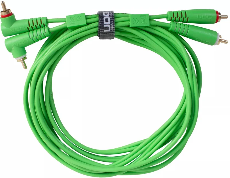 UDG - U97005GR 3M RCA Straight - RCA Angled Audio Cable Green [Audio Cable]