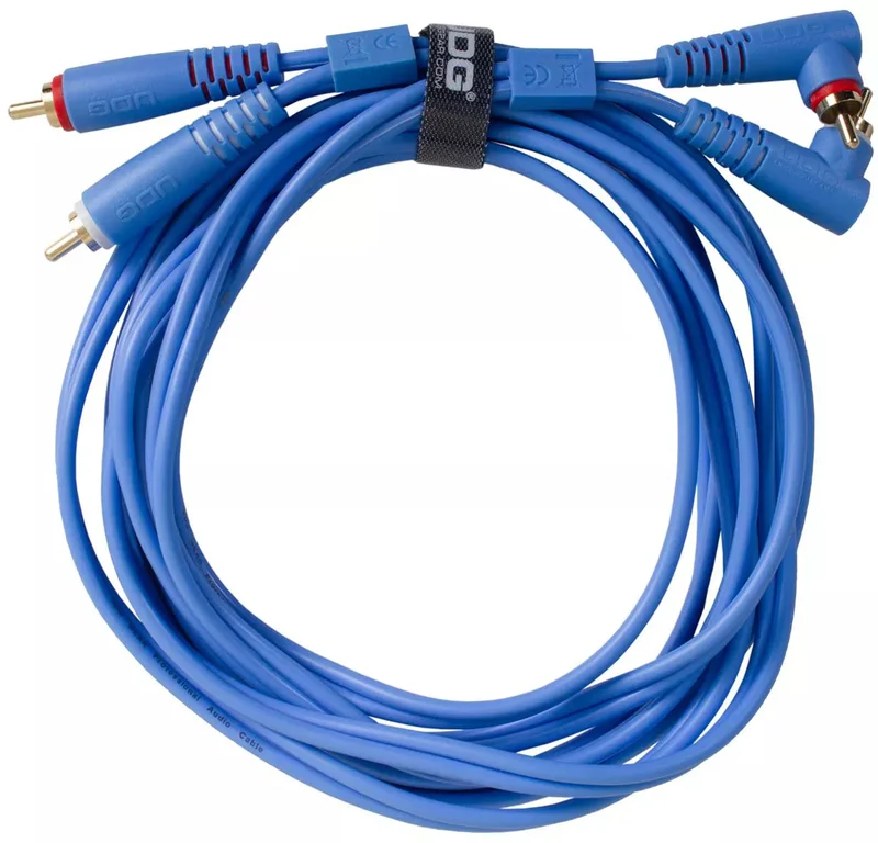 UDG - U97005LB 3M RCA Straight - RCA Angled Audio Cable Light Blue [Audio Cable]
