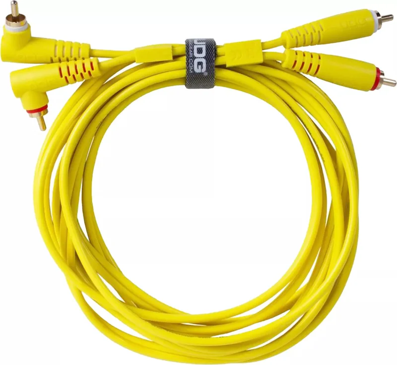 UDG - U97005YL 3M RCA Straight - RCA Angled Audio Cable Yellow [Audio Cable]