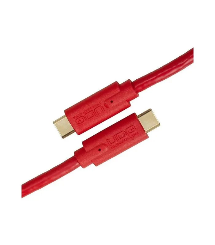 UDG - U99001RD 1.5M USBC - USBC Straight Audio Cable Red [Audio Cable]