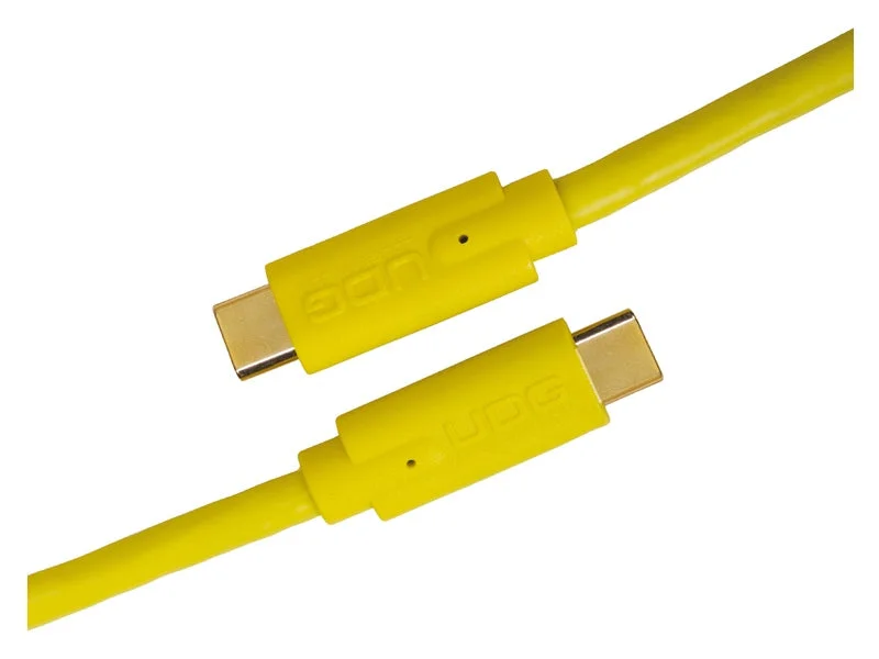 UDG - U99001YL 1.5M USBC - USBC Straight Audio Cable Yellow [Audio Cable]