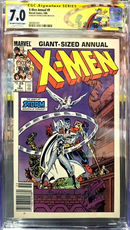 Uncanny X-Men Annual #9 [Signed By Arthur Adams] [CGC 7.0] [Comic book]
