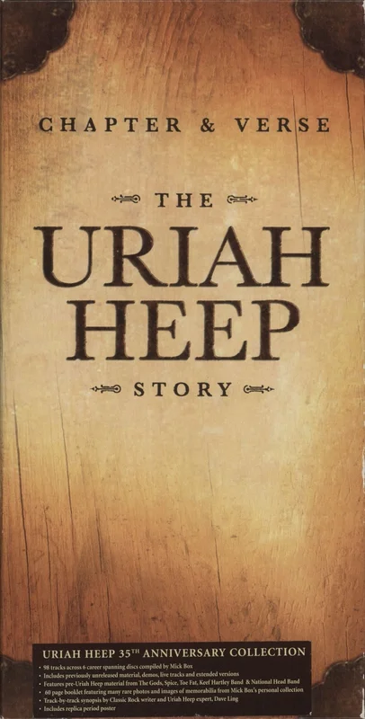 Uriah Heep Chapter & Verse - The Uriah Heep Story UK Cd album box set