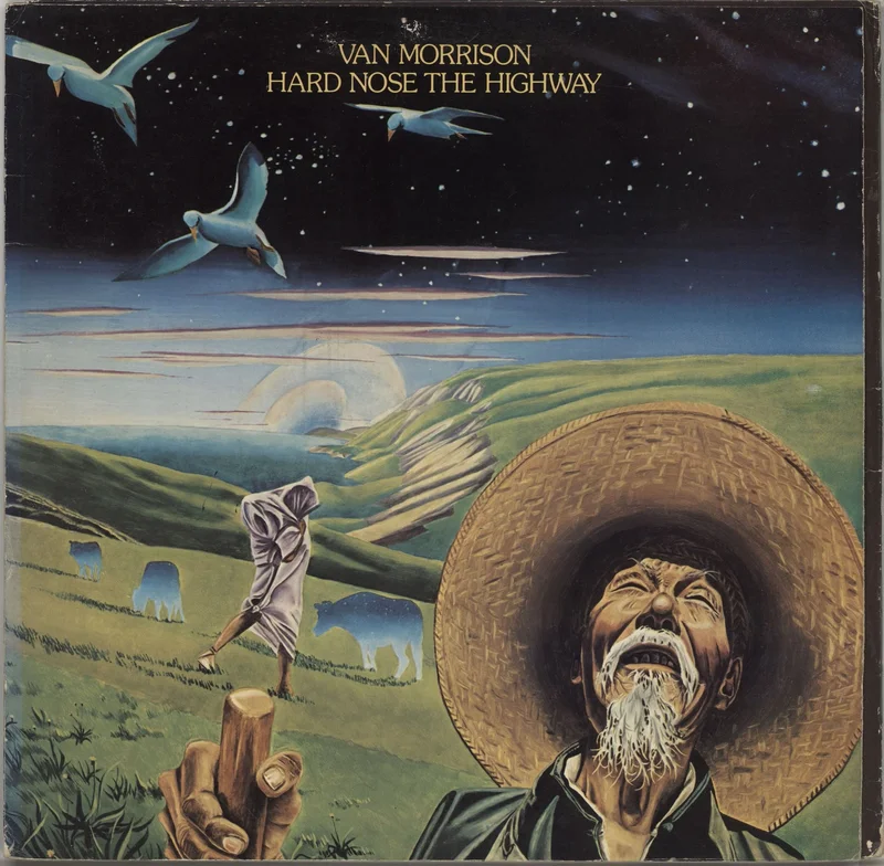 Van Morrison Hard Nose The Highway - 1st - Green Label UK Vinyl LP