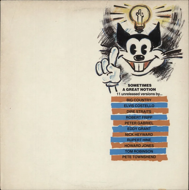 Various-60s & 70s Sometimes A Great Notion - Factory Sample Sticker UK Vinyl LP