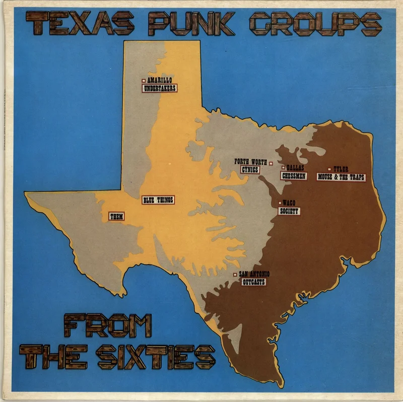 Various-60s & 70s Texas Punk Groups From The Sixties French Vinyl LP