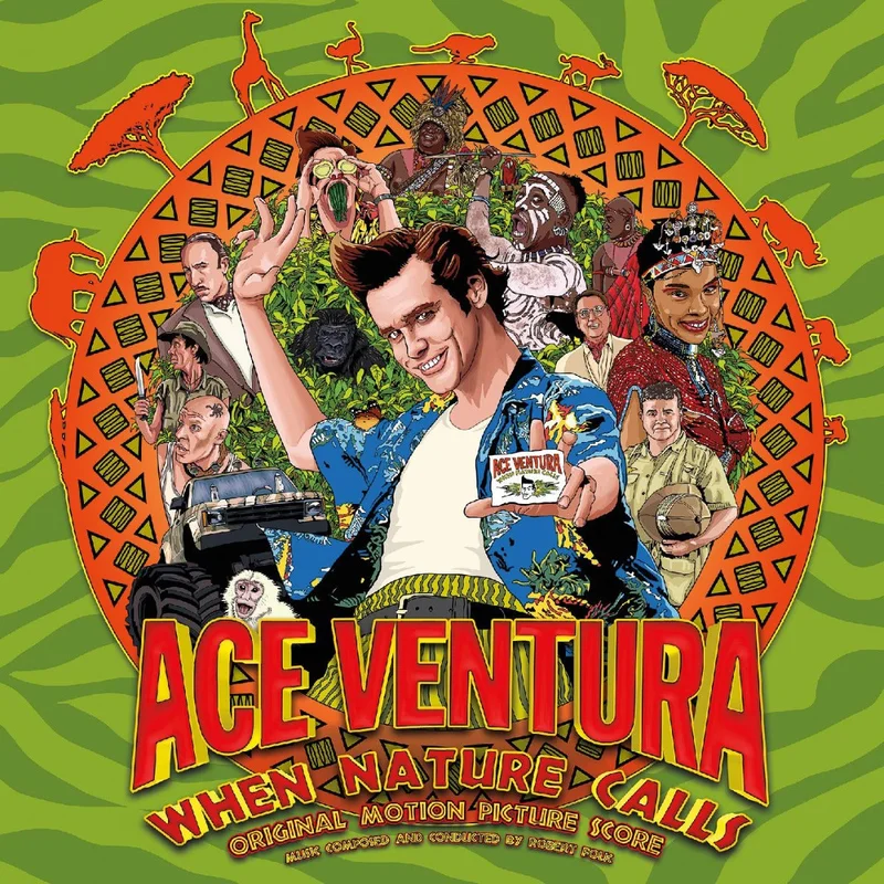 Various Artists Ace Ventura: When Nature Calls: Original Motion Picture Score (Indie Exclusive, Red, White & Blue Splatter Colored Vinyl)