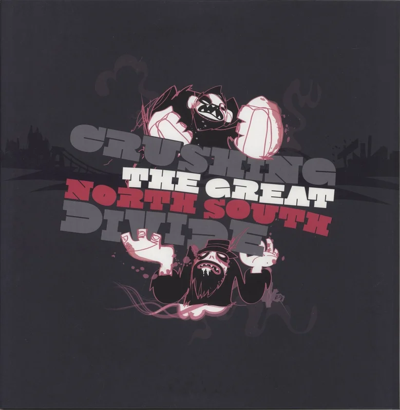 Various Artists Crushing The Great North South Divide - Light Pink Vinyl UK 2-LP vinyl set