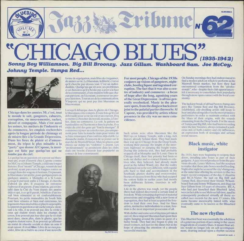 Various-Blues & Gospel Chicago Blues (1935-1942) German 2-LP vinyl set