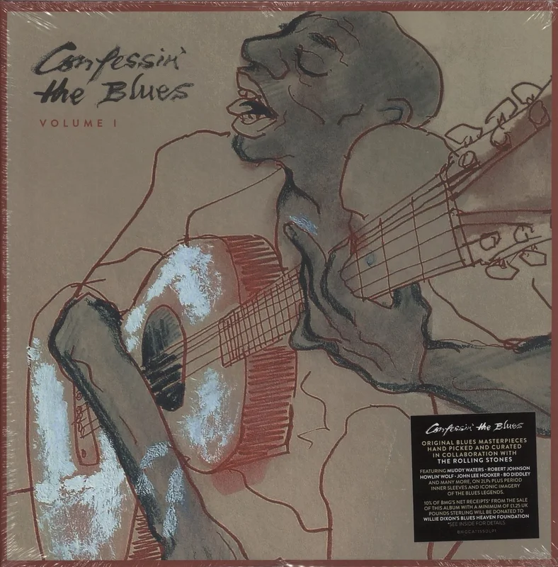 Various-Blues & Gospel Confessin' The Blues - Volume 1 - Sealed UK 2-LP vinyl set