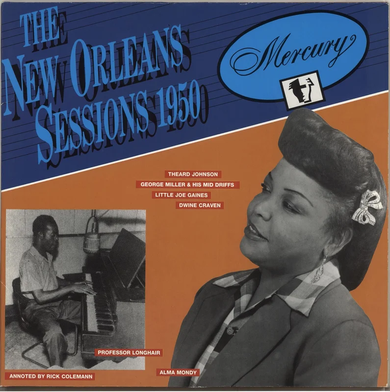Various-Blues & Gospel The Mercury New Orleans Sessions 1950 German 2-LP vinyl set