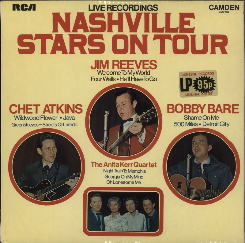 Various-Country Nashville Stars On Tour - Live Recordings UK Vinyl LP