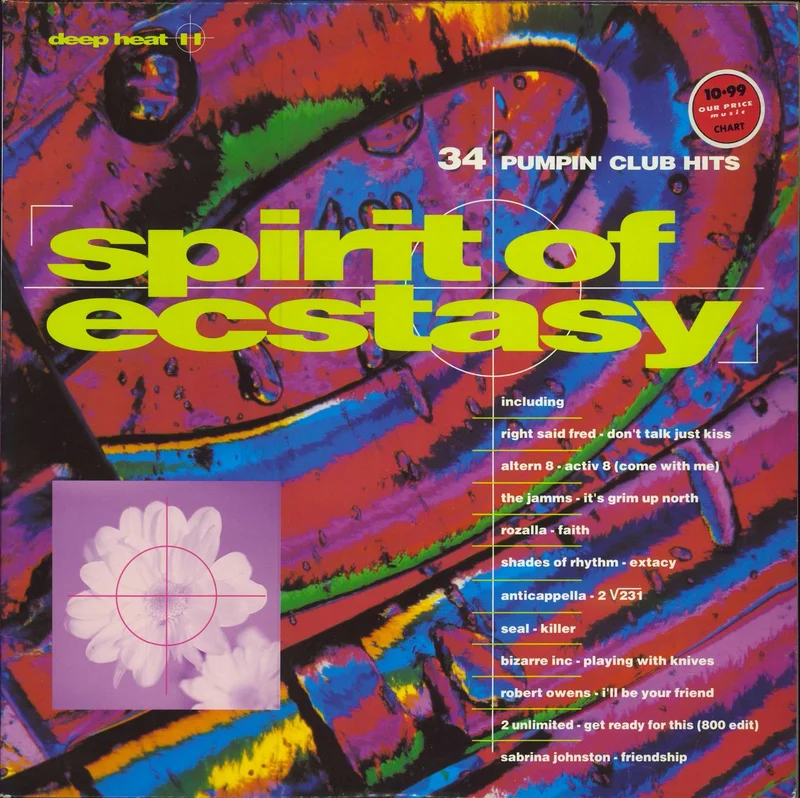 Various-Dance Deep Heat 11: Spirit Of Ecstasy UK 2-LP vinyl set