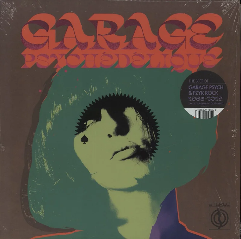 Various-Garage Psych The Best Of Garage Psych & Pzyk Rock 1965-2019 - Green Vinyl UK 2-LP vinyl set