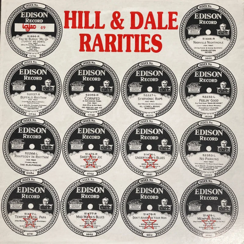 Various - Hill & Dale Rarities - A Brief History Of Edison Recordings