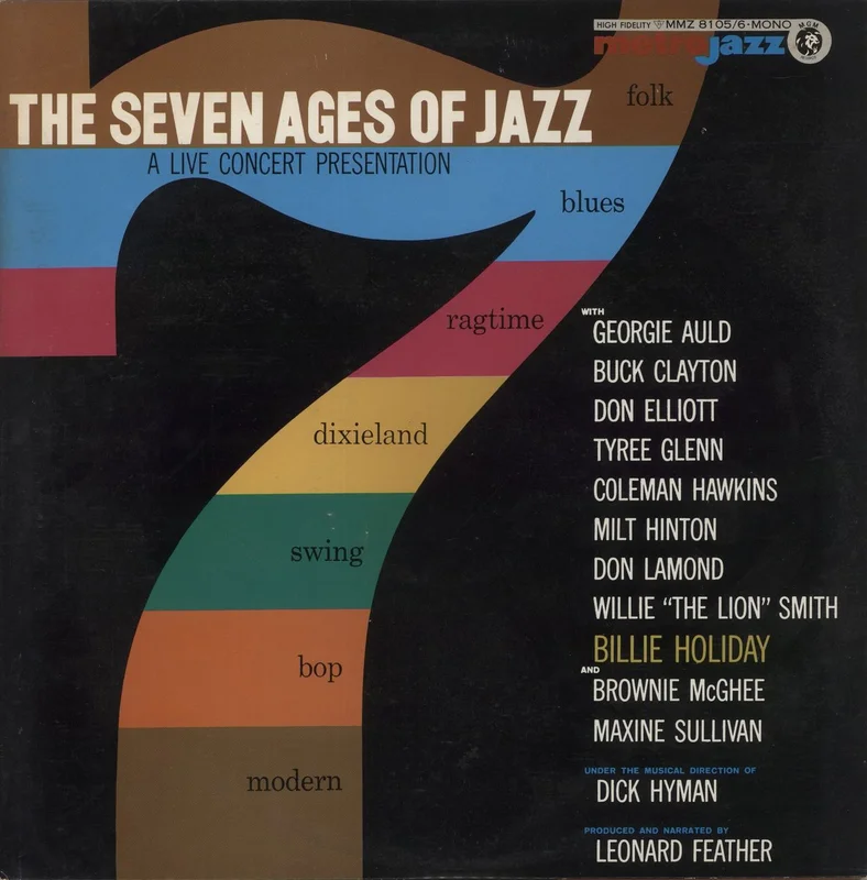 Various-Jazz The Seven Ages Of Jazz (A Live Concert Presentation) Japanese Promo 2-LP vinyl set