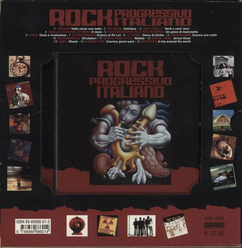 Various-Prog & Psych Rock Progressivo Italiano Italian Cd album box set