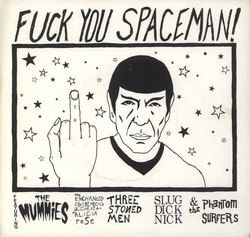 Various-Punk & New Wave Fuck You Spaceman! US 7" vinyl